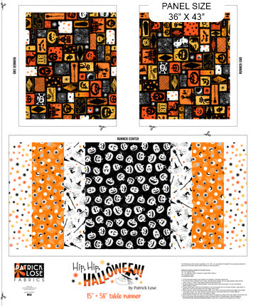 Hip Hip Halloween - Table Runner