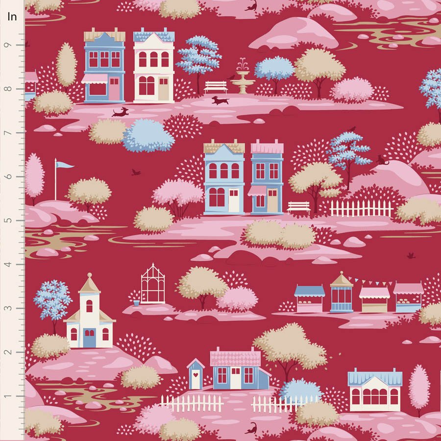 Village Burgundy • Village Life by Tilda