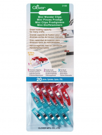 Clover Mini Wonder Clips 20ct.