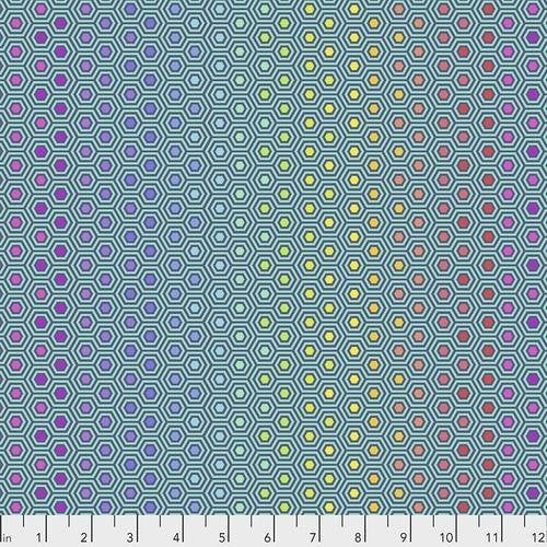 Hexy Rainbow - Peacock Tula Pink