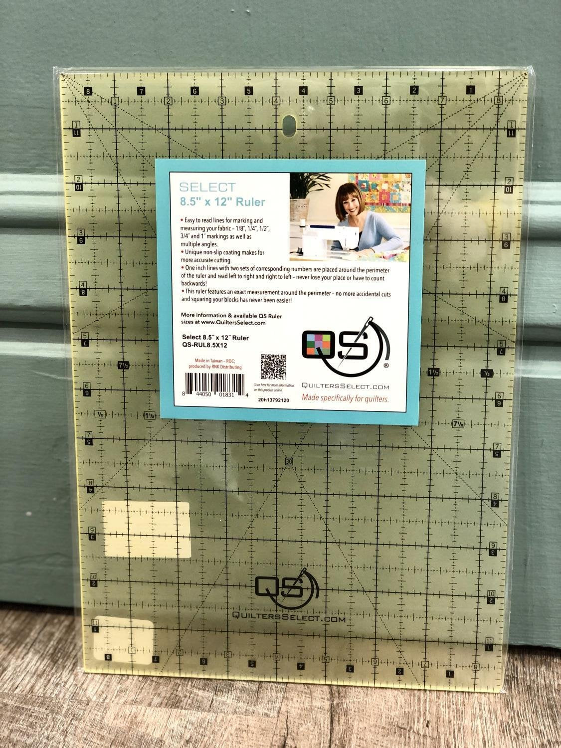 8.5" X 12" Ruler • Quilters Select
