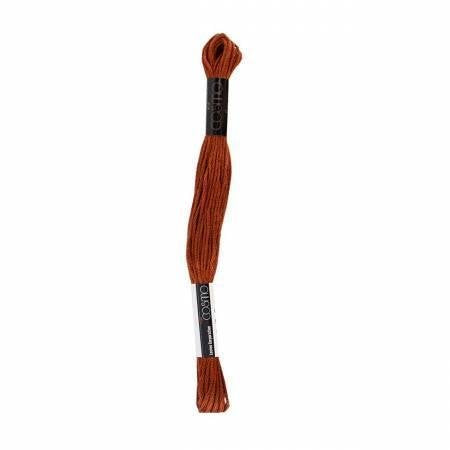 8m Skein Brown 130 Cosmo Cotton Embroidery