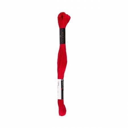 8m Skein Aurora Red Cosmo Cotton Embroidery