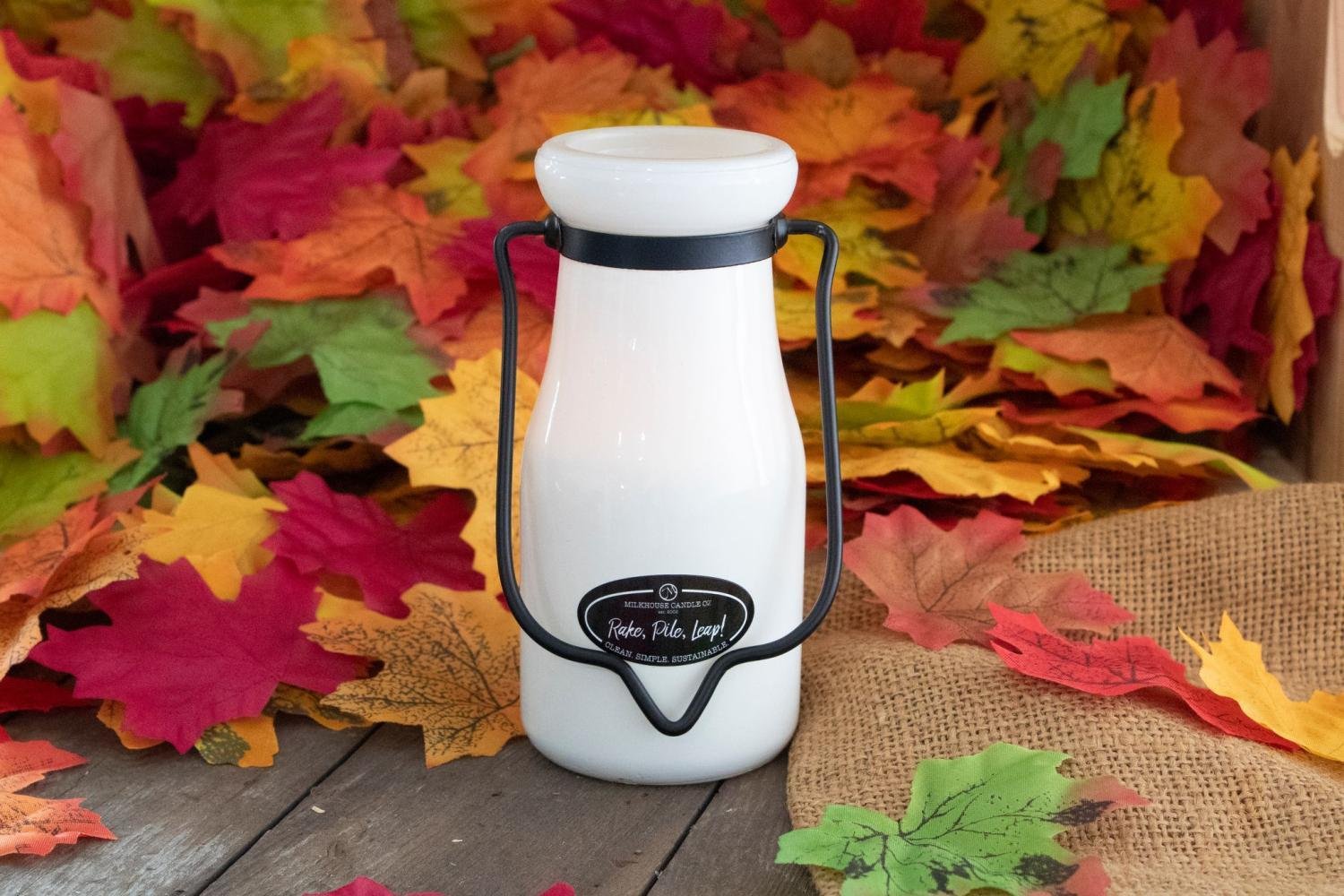 Milkbottle Rake, Pile, Leap!