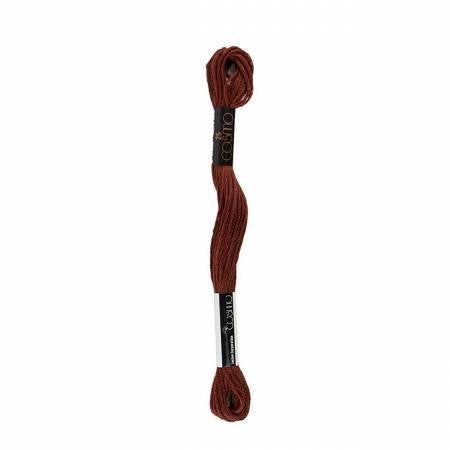 8m Skein Dark Earth Cosmo Cotton Embroidery
