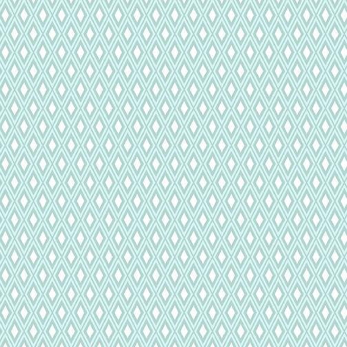 Snuggle Diamond Turq Flannel by Jessica Flick