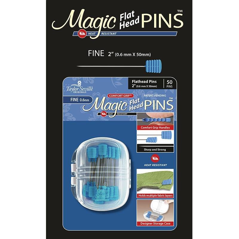 Magic Pins Flat Head fine 50ct
