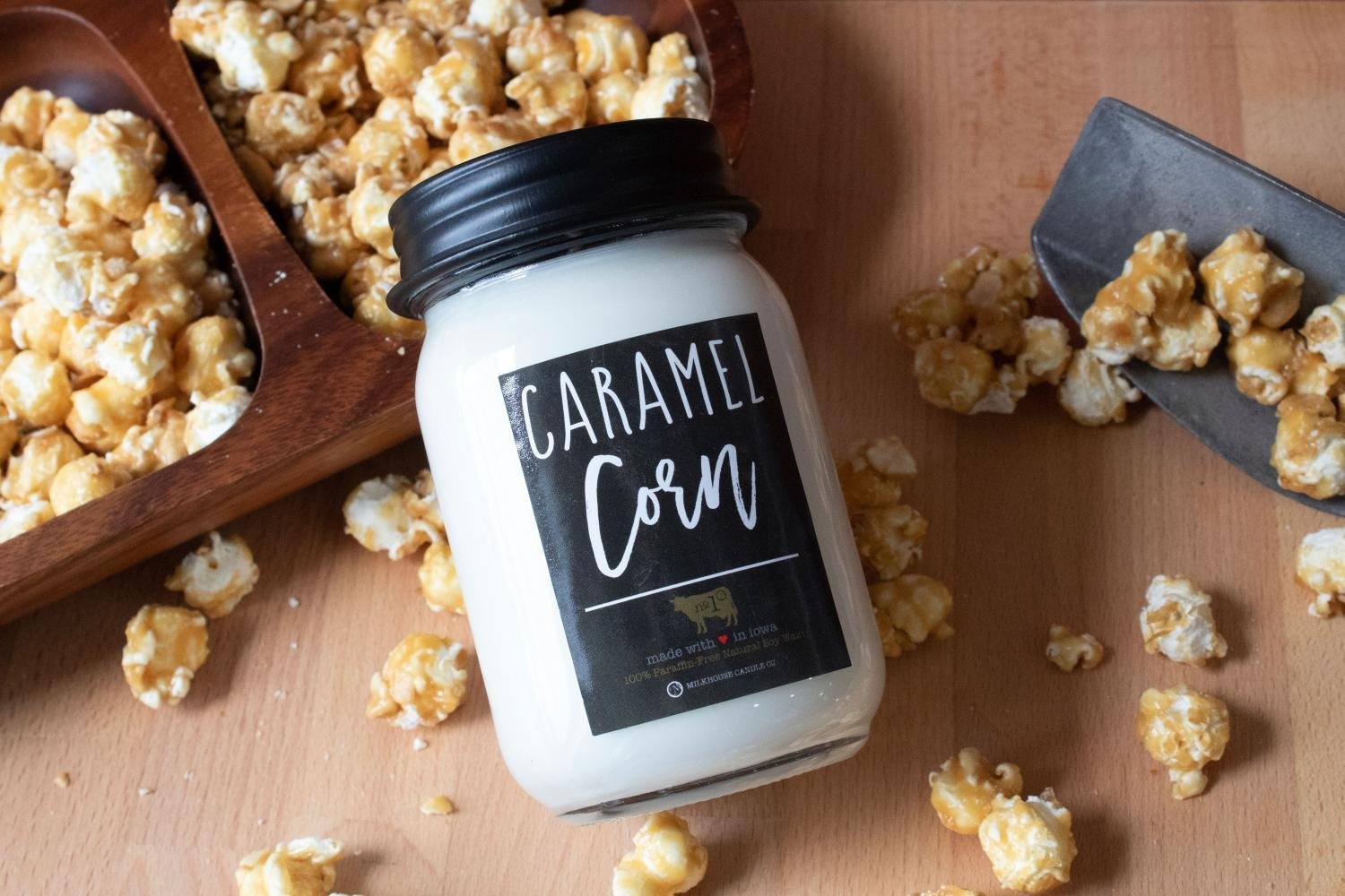 Farmhouse Mason Caramel Corn