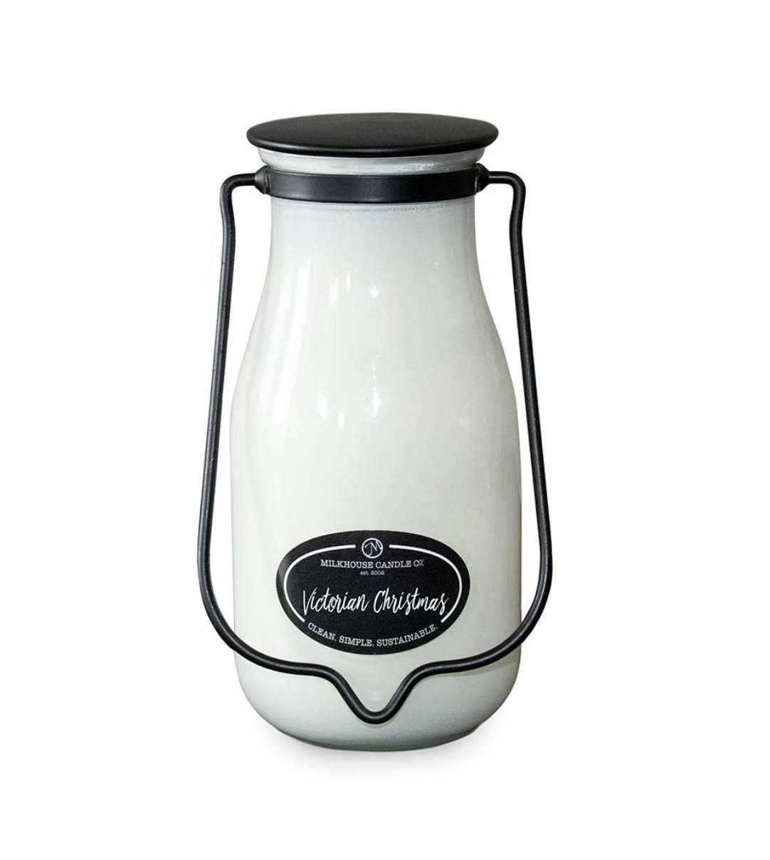Milkbottle 14oz Victorian XMas Milkhouse
