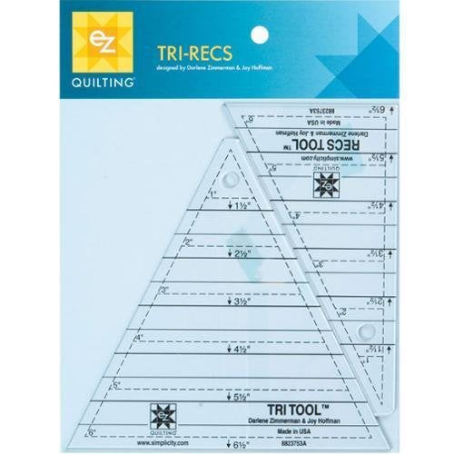 Tri Recs Triangle Rulers EZ Quilting