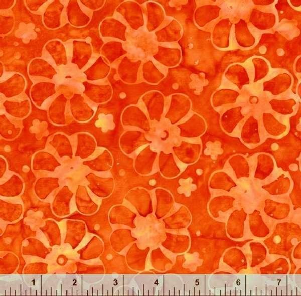 Coral Reef | Orange Flower by Jacqueline De Jonge