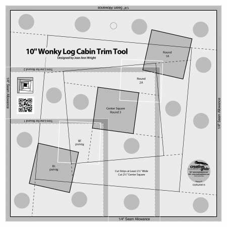 10" Wonky Log Cabin Trim Tool Creative Grids