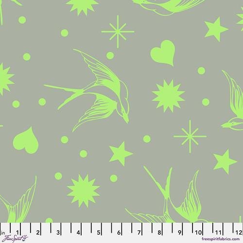 Fairy Flakes - Karma Neon True Colors by Tula Pink