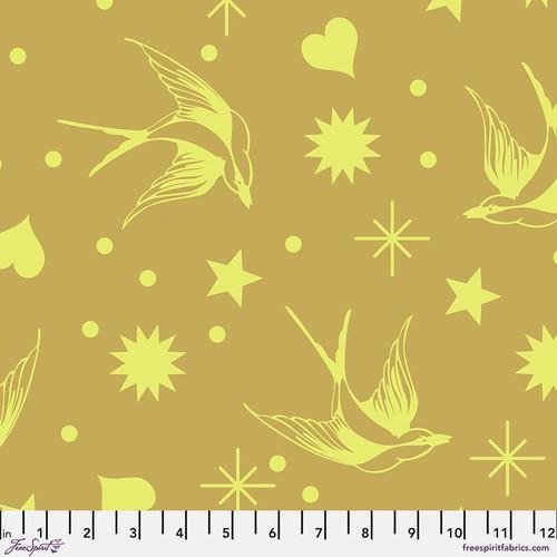 Fairy Flakes - Moon Beam Neon True Colors by Tula Pink
