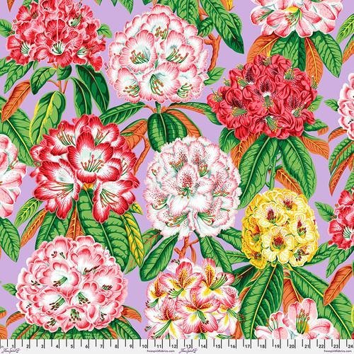 Rhododendrons - Lavender Kaffe Fassett