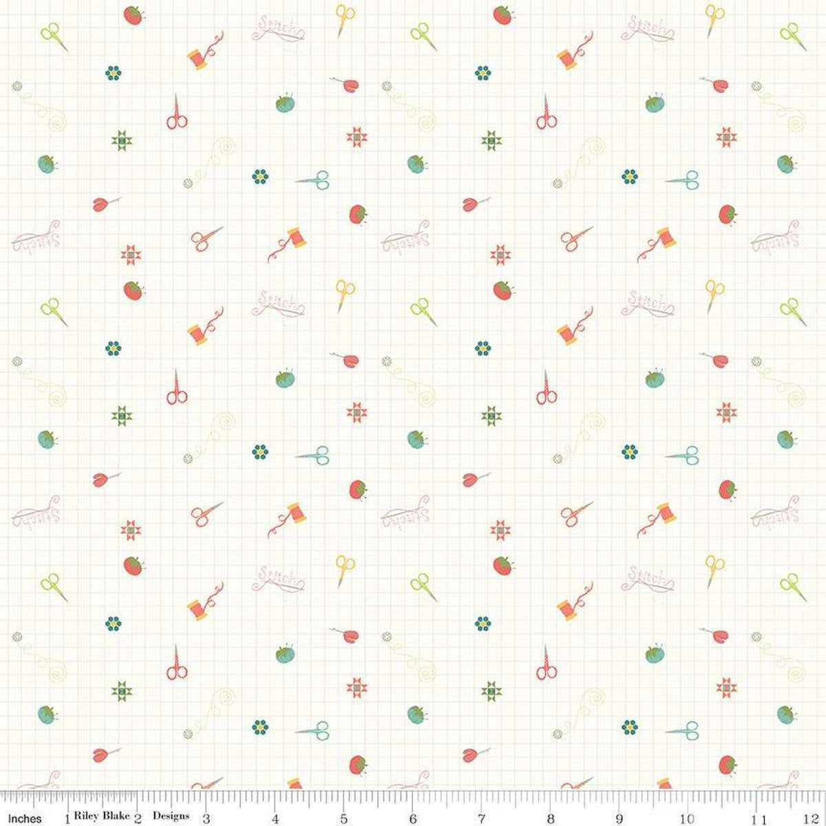 Stitch Is Life | C14079-STITCH Hush Hush 3 - Riley Blake