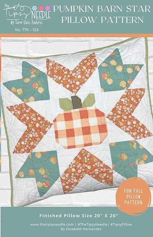 Pumpkin Barn Star Pillow