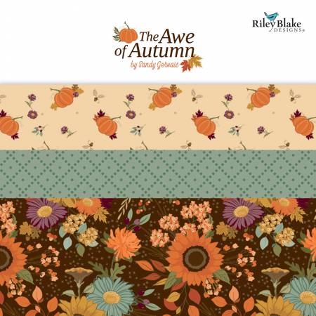 The Awe of Autumn - 5in Squares • Sandy Gervais
