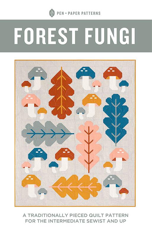 Forest Fungi Pattern - G PPP 35 by Pen and Paper