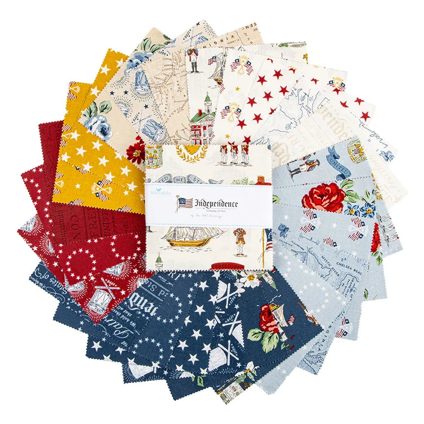 Independence 5in Squares, 42pcs • Riley Blake