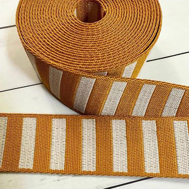 Bold Stripe Web Cactus/Off White