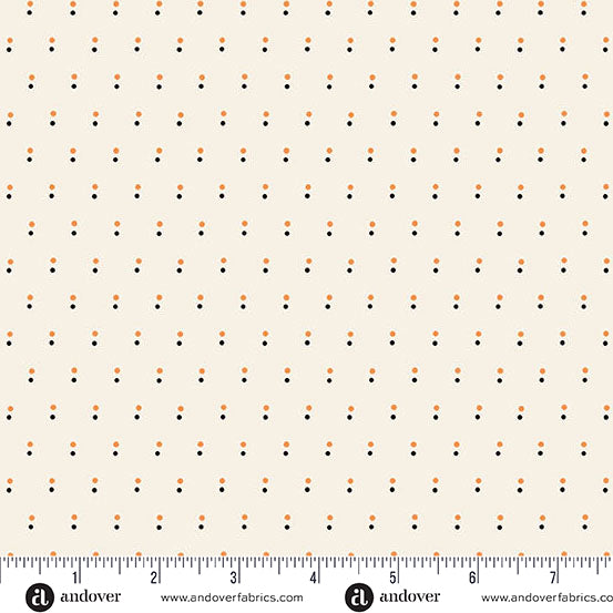 Shadow Dot Cream - Nightfall by Andover Fabrics