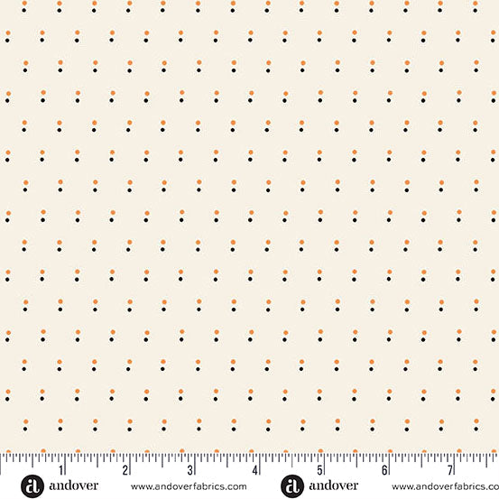 Shadow Dot Cream - Nightfall by Andover Fabrics