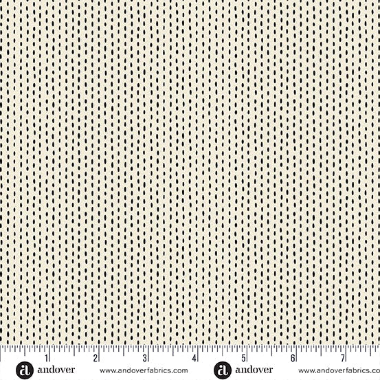 Stitch Line Cream - Nightfall by Andover Fabrics