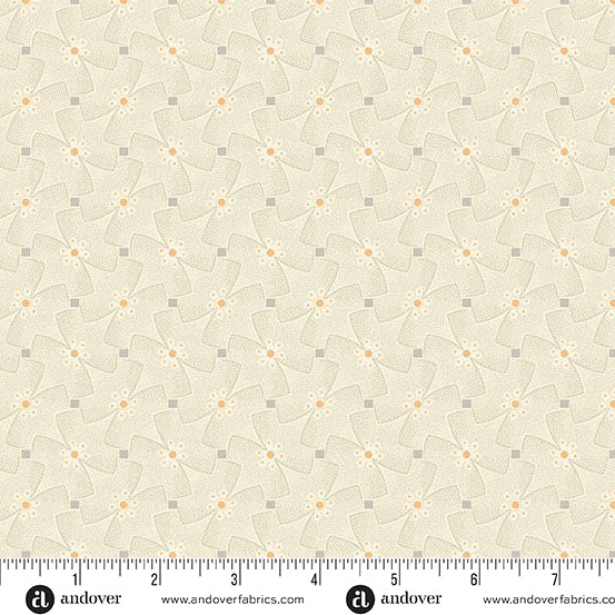 Whirly Gig Cream - Nightfall by Andover Fabrics