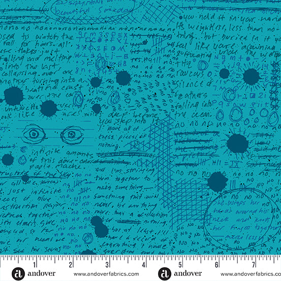Rant Cerulean - Scrawl by Giucy Giuce