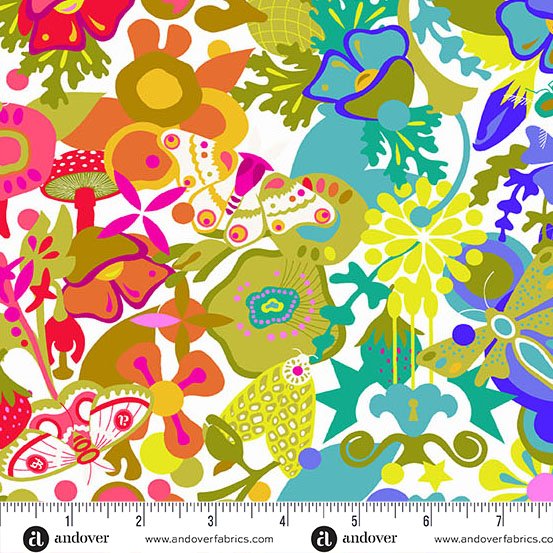Color Wheel - A 1141 L Day Art Theory Whole Cloth • Alison Glass
