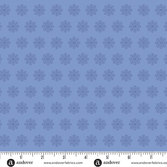 Denim Tiled Dresden A-1568-B • Petals & Stitches