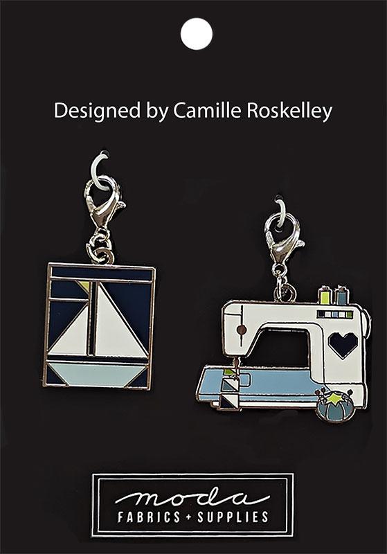 Sailboat Sew Machine Zip Pull