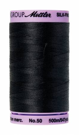 Silk-Finish 50wt Cotton 500M - Black