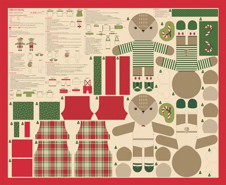 Holiday Cheer Reindeer Panel • Natural - 20979 11