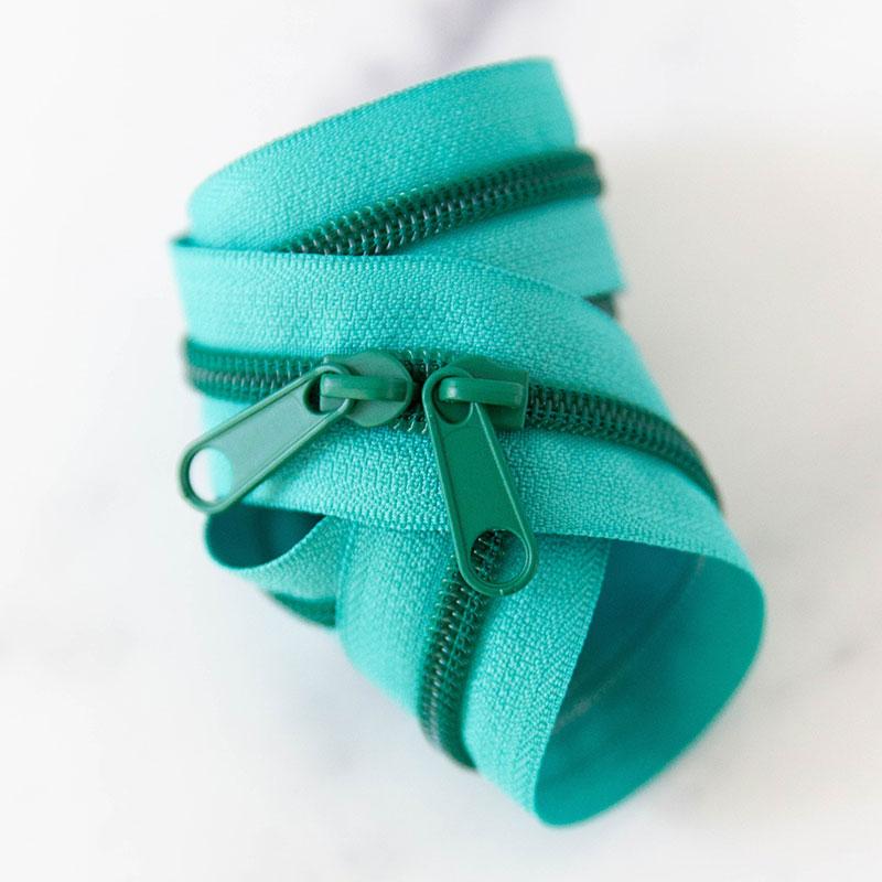 30" Zipper Turquoise - SSCZ18