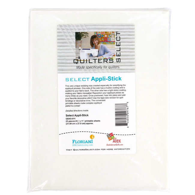 Appli-Stick 8.5x11"Quilter's Select
