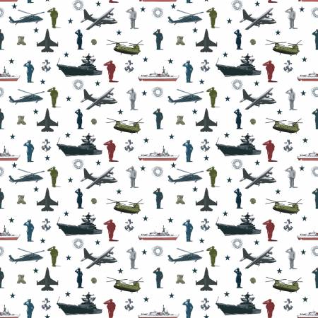 Coming Home - C14420 White • Armed Forces Main