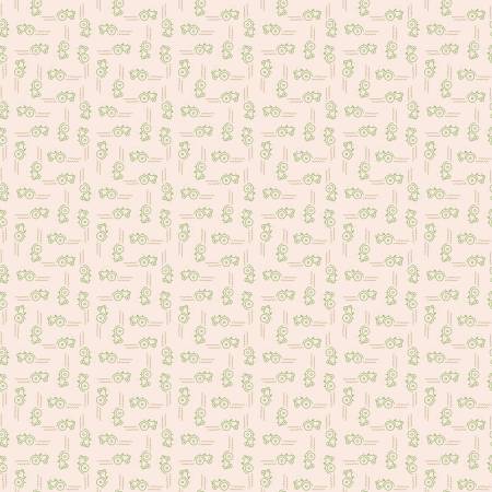 Tractors Background - Thyme • Farmer's Daughter by Lori Holt