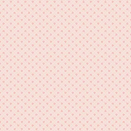 Cherries Background - Coral • Farmer's Daughter by Lori Holt