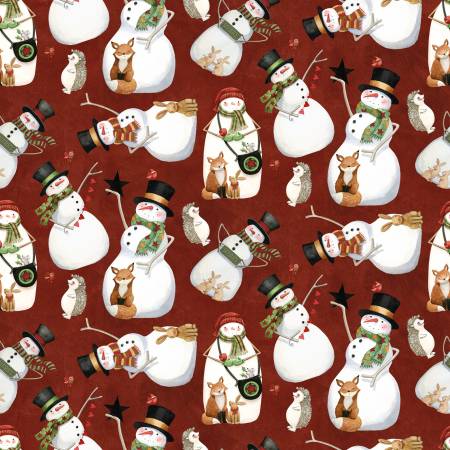 Snowmen - Red • Northern Christmas