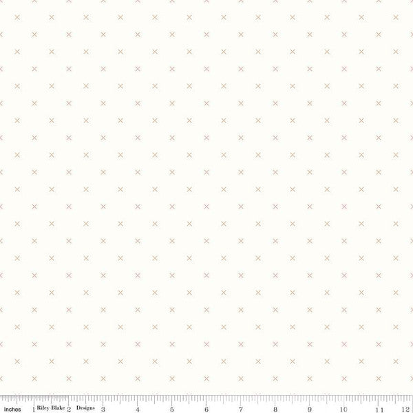 Cross Stitch Brown - C6381 • Bee Backgrounds