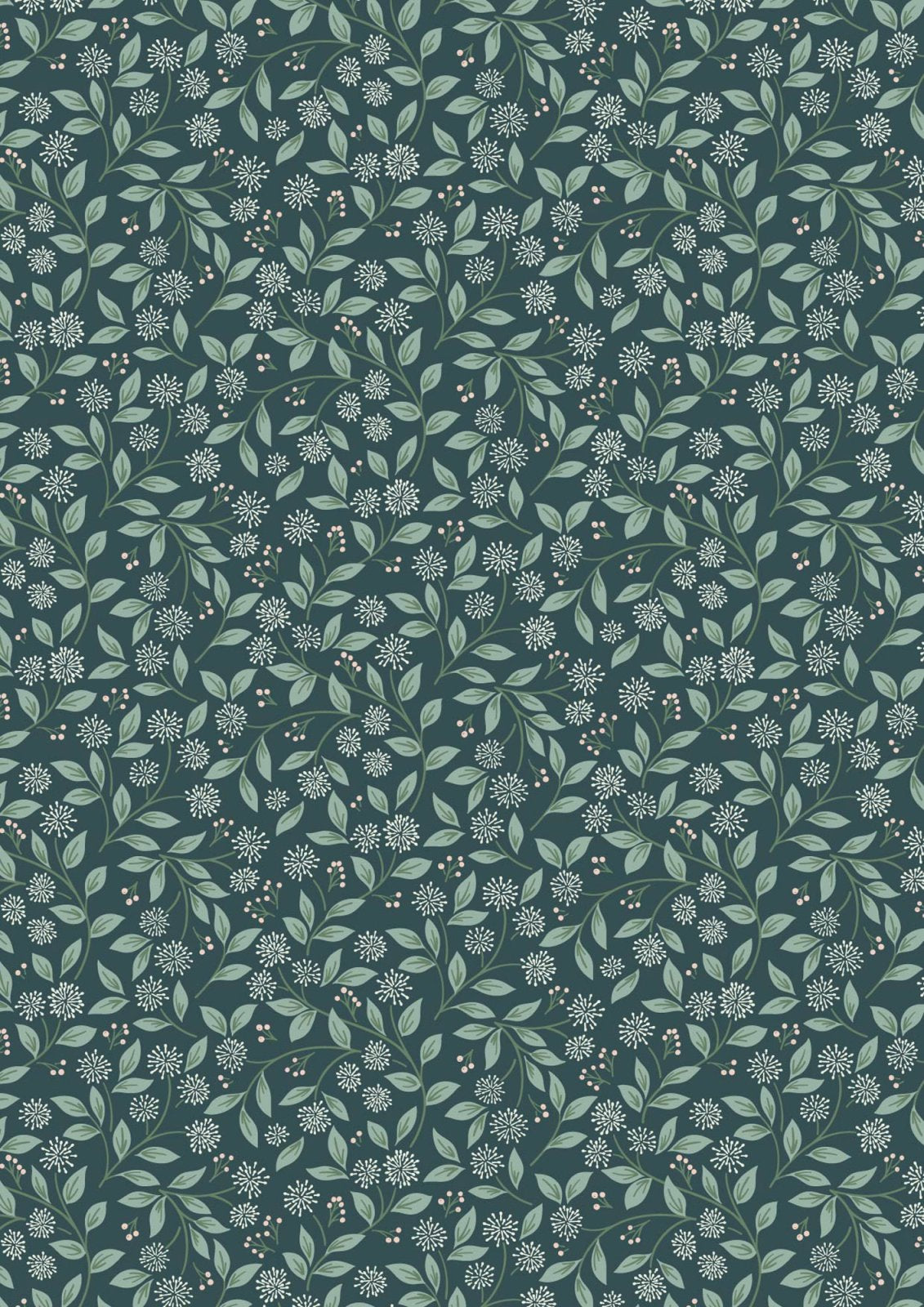 Ivy Trail - Deep Teal • Sky Garden by Cassandra Connolly