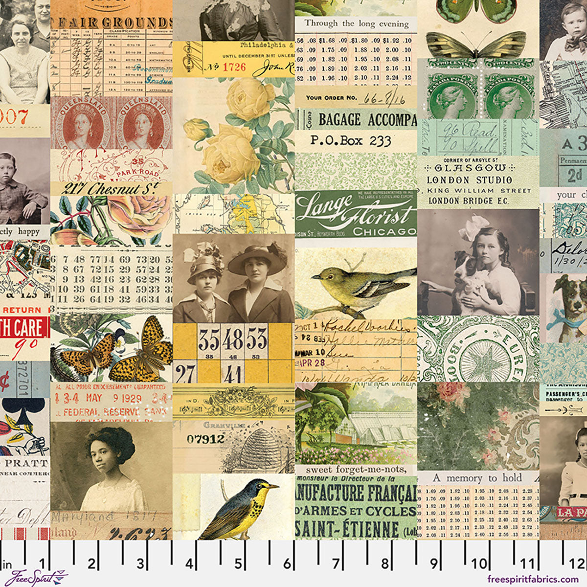 Collage - Multi • Palette Canvas Cloth