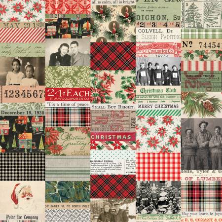 Christmas Collage - Canvas • Palette Seasonal Tim Holtz
