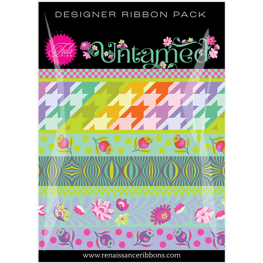 Untamed Designer Pack - Moonbeam • Tula Pink Renaissance Ribbons