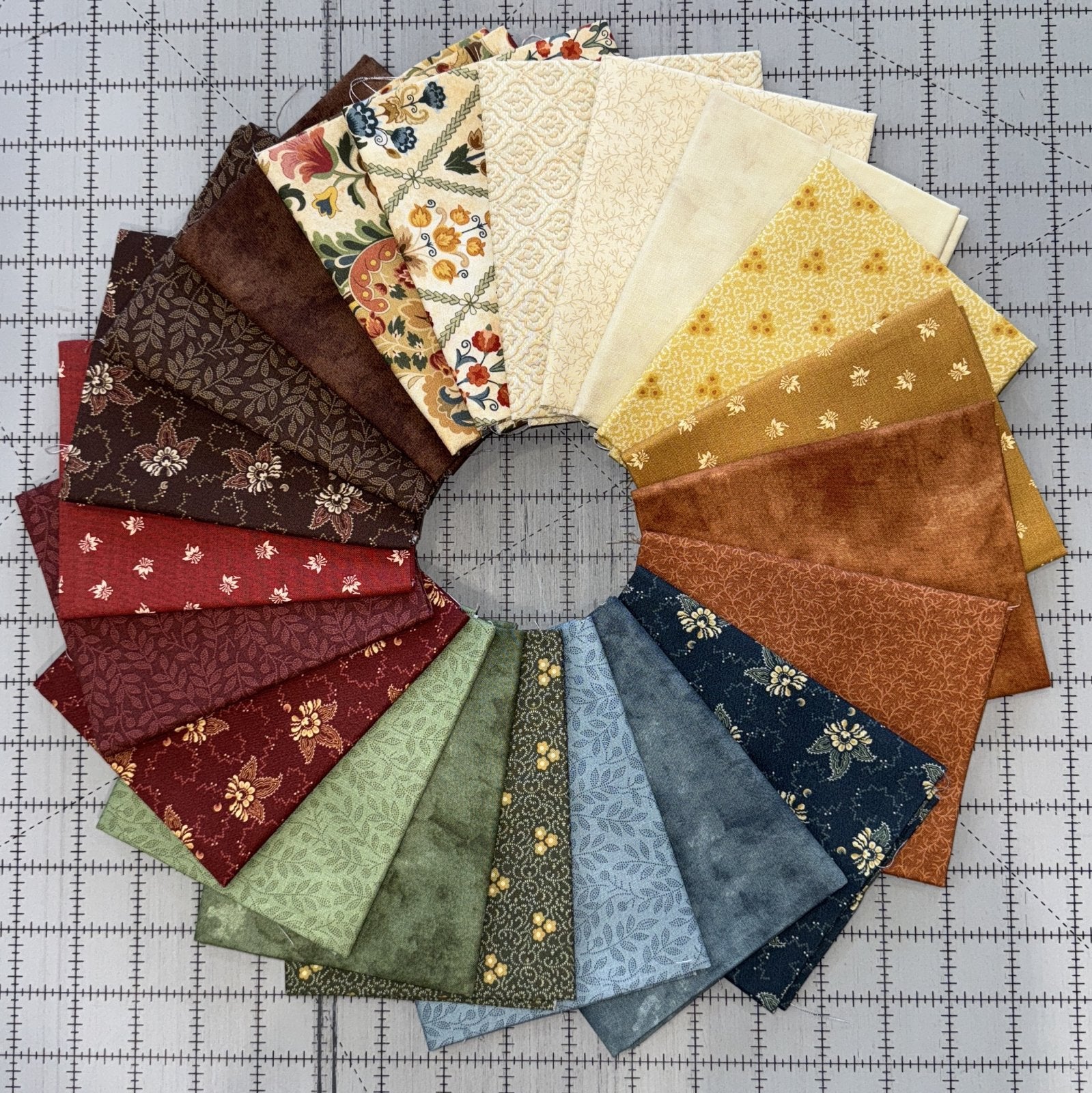 Treasured Past 21 FQ Bundlle • Missie Carpenter