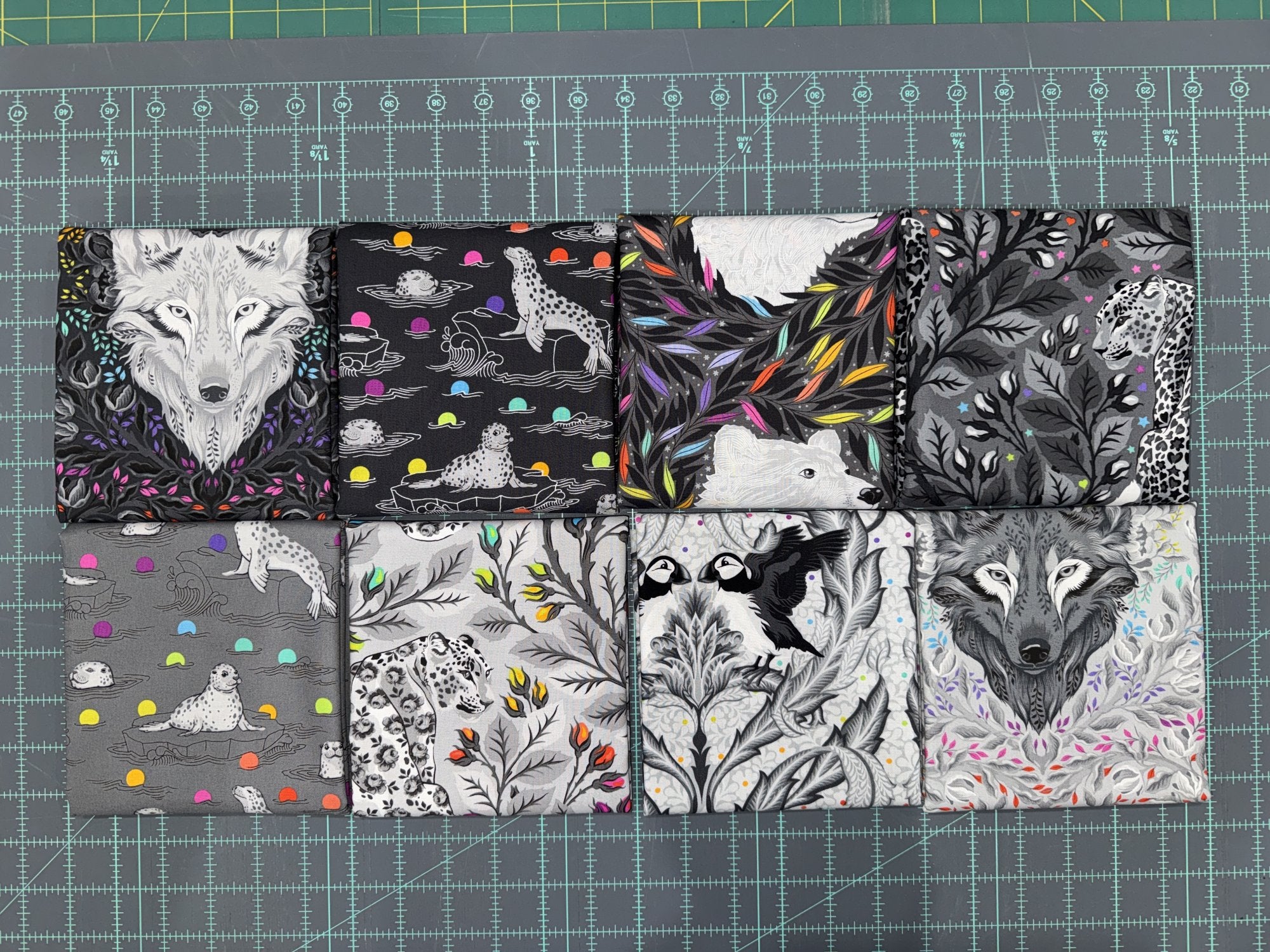 Graywork - 1/2 Yard Bundle 8 pieces • Tula Pink