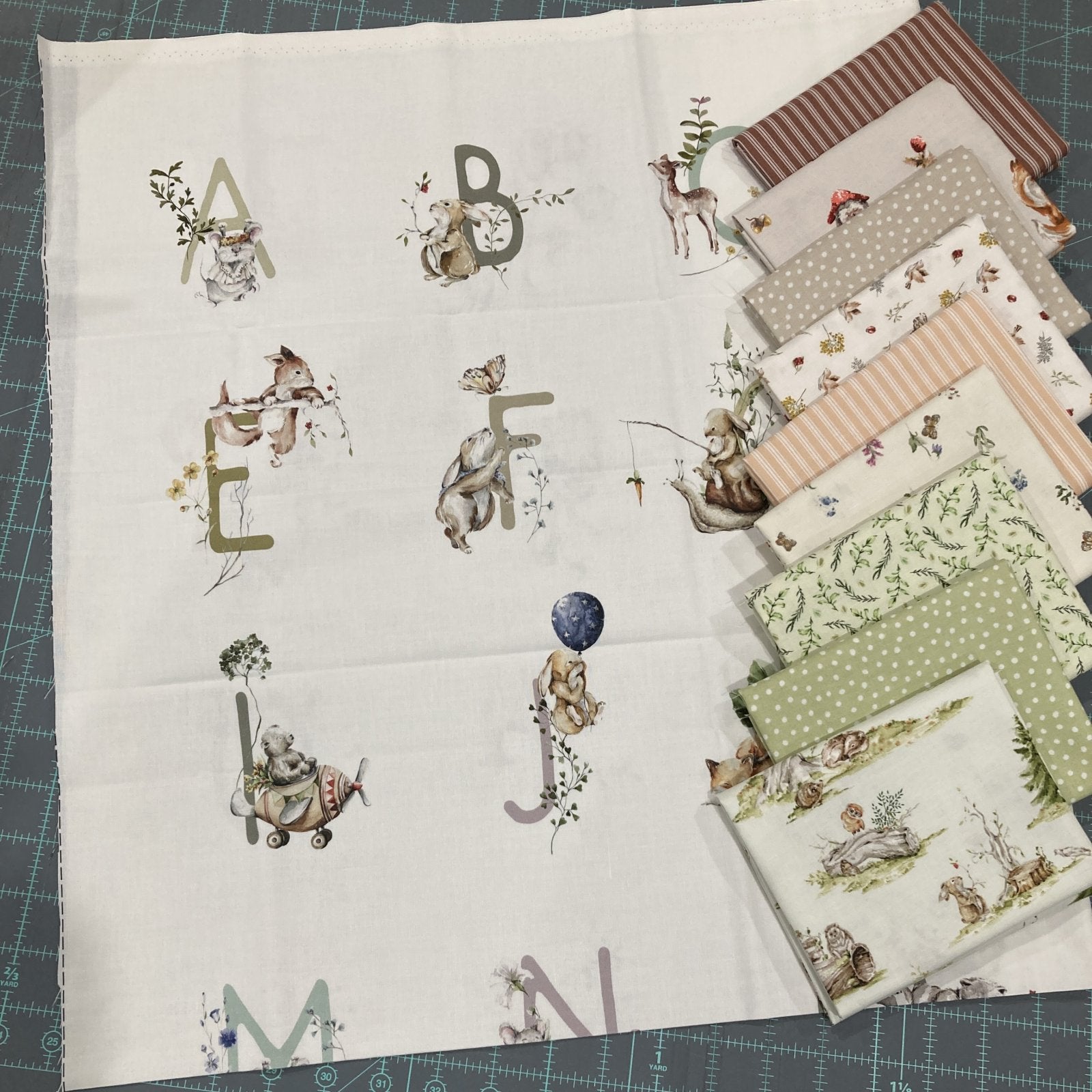 Story Book 9 Fat Quarter Bundle with Panel • FIGO Fabrics