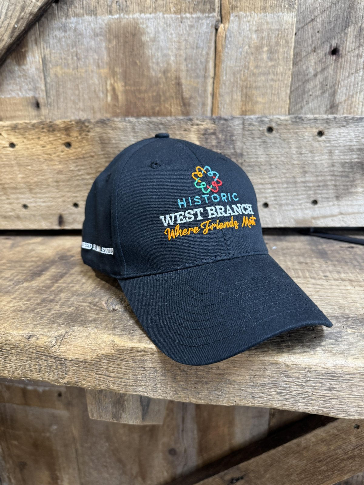 MSWB • Historic West Branch - Embrodiered Black Hat
